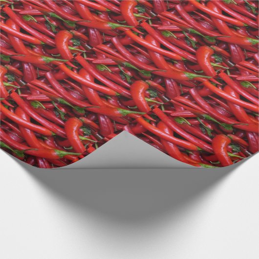 Heißes rotes geschenkpapier (Ecke)