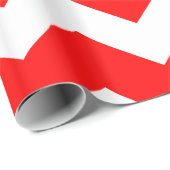 Heißes rotes Zickzack Verpackungs-Papier Geschenkpapier (Rolleneckpunkt)