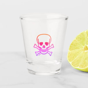 Heißes Schädelglas Schnapsglas