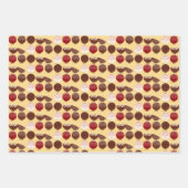 Heißes Schokoladenfutter Geschenkpapier Set (Vorderseite 3)