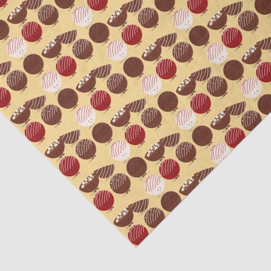 Heißes Schokoladenfutter Seidenpapier (Ausschnitt)