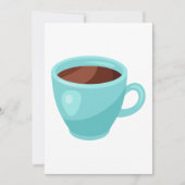 heißes Schokoladengetränk Einladung (Vorderseite)