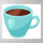 heißes Schokoladengetränk Poster (Vorne)