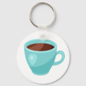 heißes Schokoladengetränk Schlüsselanhänger (Vorderseite)