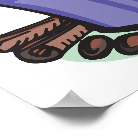 heißes Schokoladenkakao Poster (Ecke)