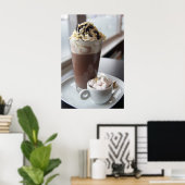 heißes Schokoladenposter Poster (Heimbüro)