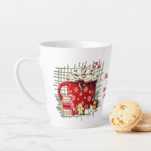 Heißes Schokoladenwetter Latte Tasse