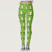 heißes Teecafé Leggings (Vorderseite)