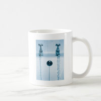 Heißes u. kaltes Wasser, Badzeit, laufende Hähne