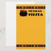 Heißes u. würziges Fiesta-Briefpapier Briefpapier (Vorne/Hinten)