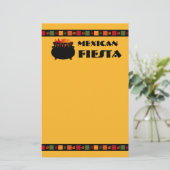 Heißes u. würziges Fiesta-Briefpapier Briefpapier (Stehend Vorderseite)