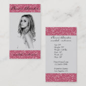 Heißes Visitenkarte (Vorne/Hinten)