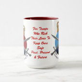 HEISSES Wecker-Tassen-Rot Tasse (Zentrum)