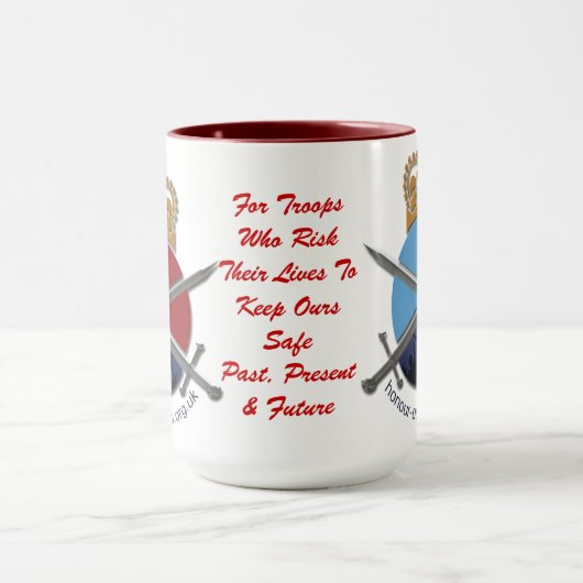 HEISSES Wecker-Tassen-Rot Tasse (Zentrum)