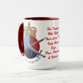 HEISSES Wecker-Tassen-Rot Tasse (Vorderseite Links)