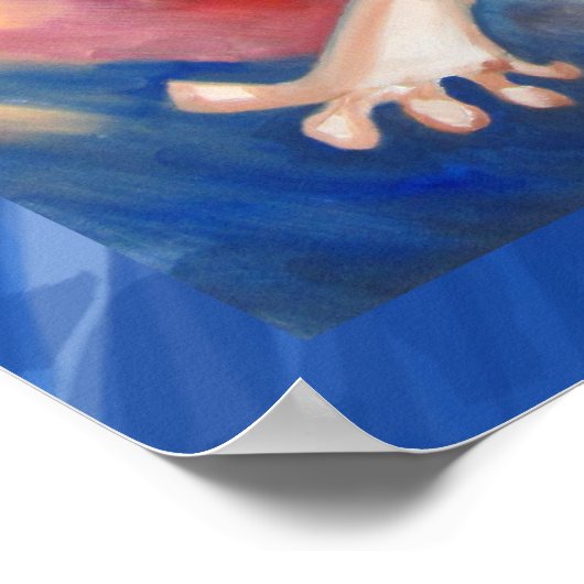 heißes Wetter Poster (Ecke)