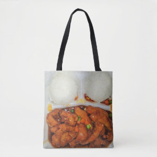 heißes würziges Huhn n Tasche