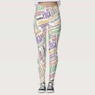 Heißes Yoga, Bikram Yoga bringt Asanas in Position Leggings