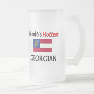 Heißestes georgisches der Welt Mattglas Bierglas
