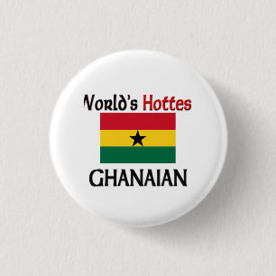 Heißestes ghanaisches der Welt Button