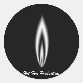 Heissfeuer Runder Aufkleber