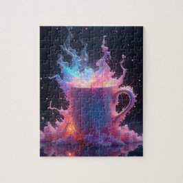 Heisskaffee in Pastellausbruch Puzzle
