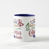 Heisskakao und Weihnachtsgeschenk Tasse (Zentrum)