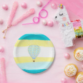 Heißluft-Ballon-Babyparty-Kuchen-Platte Pappteller (Party)