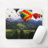 Heißluft-Ballon-Fahrt in den Rockies Mousepad (Mit Mouse)