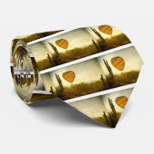 Heißluft-Ballon-Flug über der Südwestwüste F Krawatte (Gerollt)