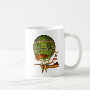 Heißluft-Ballon-Grün Kaffeetasse