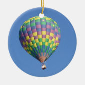 Heißluft-Ballon Keramik Ornament (Vorne)
