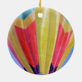 Heißluft-Ballon Keramik Ornament (Hinten)