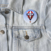 Heißluft-Ballon-Knopf USA Button (Beispiel)