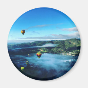 Heißluft-Ballon-Magnet - Napa Valley Magnet