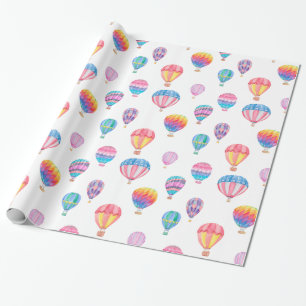 Heißluft-Ballon-Muster Geschenkpapier