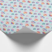 Heißluft-Ballon-Muster Geschenkpapier (Ecke)
