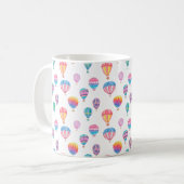 Heißluft-Ballon-Muster Kaffeetasse (Vorderseite Links)
