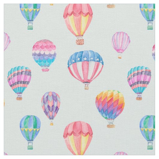 Heißluft-Ballon-Muster Stoff (Nahaufnahme)