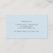 Heißluft-Ballon Papercut Art-Visitenkarte Visitenkarte (Rückseite)