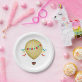 Heißluft-Ballon Pappteller (Party)