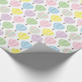 Heißluft-Ballon-Pastell-Muster Geschenkpapier (Ecke)