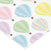 Heißluft-Ballon-Pastell-Muster Kurzer Tischläufer (Ecke)
