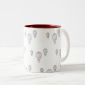 Heißluft-Ballon-Tasse - Farbe Zweifarbige Tasse (VorderseiteRechts)