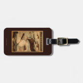 Heißluft-Ballon-Zirkus-Theater-Plakat Glasgows Gepäckanhänger (Vorderseite horizontal)