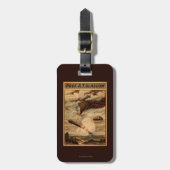 Heißluft-Ballon-Zirkus-Theater-Plakat Glasgows Gepäckanhänger (Vorderseite vertikal)