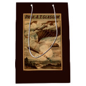 Heißluft-Ballon-Zirkus-Theater-Plakat Glasgows Mittlere Geschenktüte (Vorderseite)