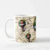 Heißluft-Ballone auf Tierkreis-Himmel addieren Kaffeetasse (Links)