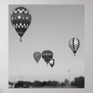 Heißluft-Ballone, BallonFest, Olathe, Kansas 3 Poster