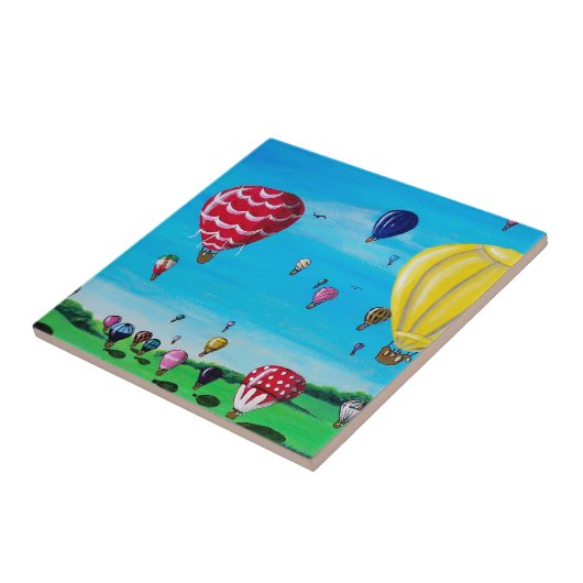 Heißluft-Ballone Fliese (Seite)